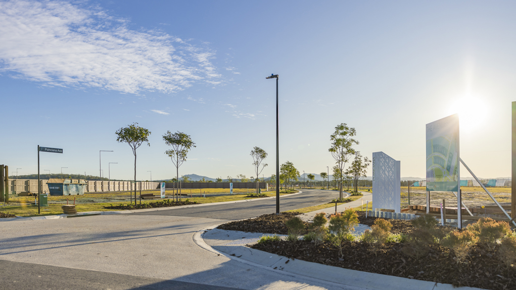 streetscape at Aura